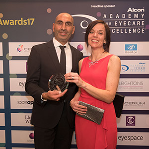 the team holding an award